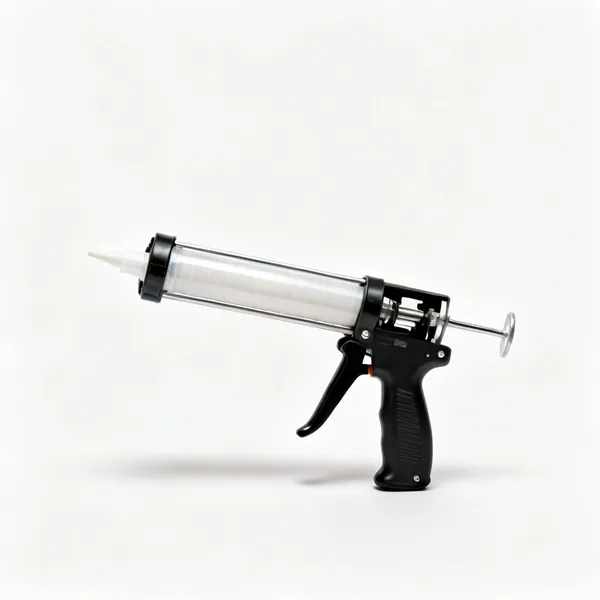 Drywall adhesive gun: A cartridge adhesive gun with drywall adhesive