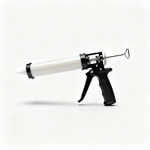 Caulk gun: A cartridge caulking gun