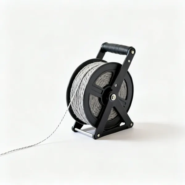 A chalk line reel