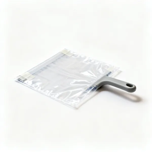 Dust barrier & tape: A plastic dust barrier sheet with tape