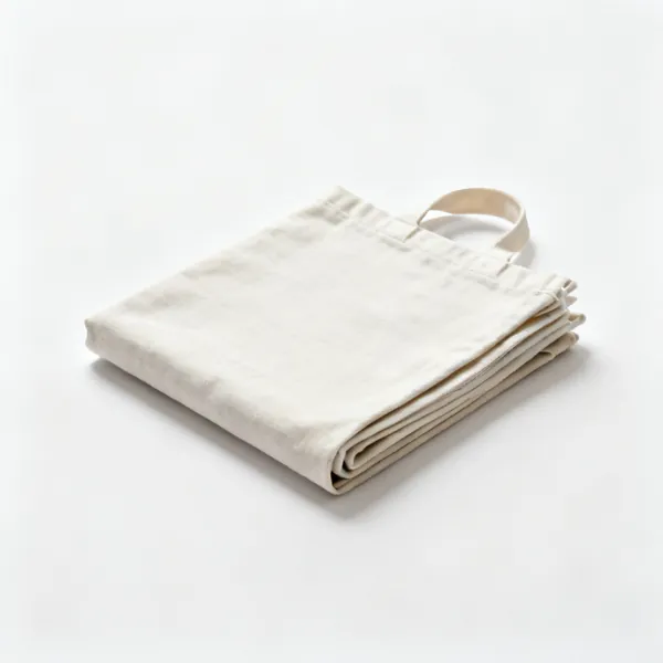 Dust sheets: A folded canvas dust sheet