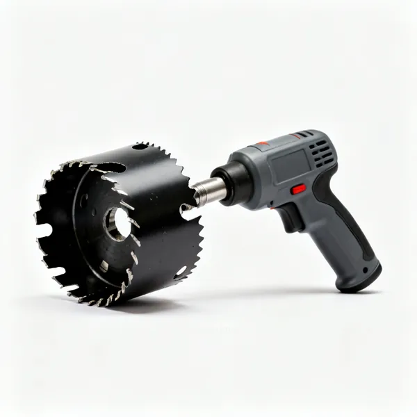 A hole saw set for drywall