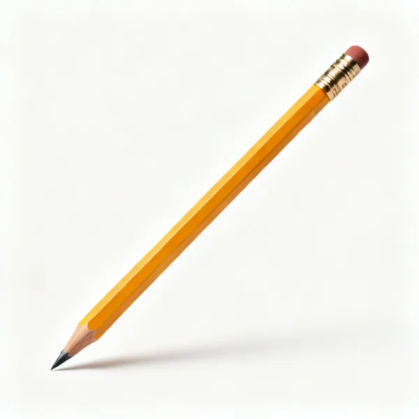 Flat carpenter's pencils