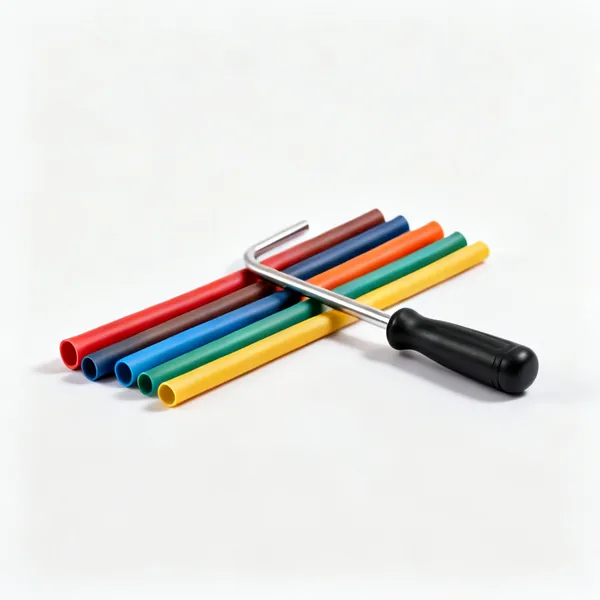 Heat shrink sleeving: Several lengths of coloured heat shrink tubing sleeving of different diameters