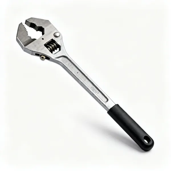 Heavy cable lug crimper: A long handled hexagonal cable lug crimping tool with heavy steel jaws