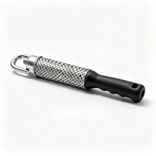 Cable puller: A cable pulling grip with a woven steel mesh sleeve