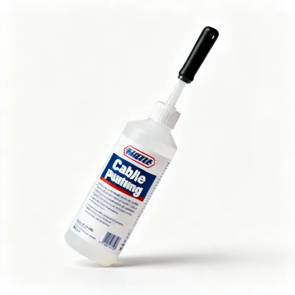 Cable lubricant: A bottle of cable pulling lubricant gel