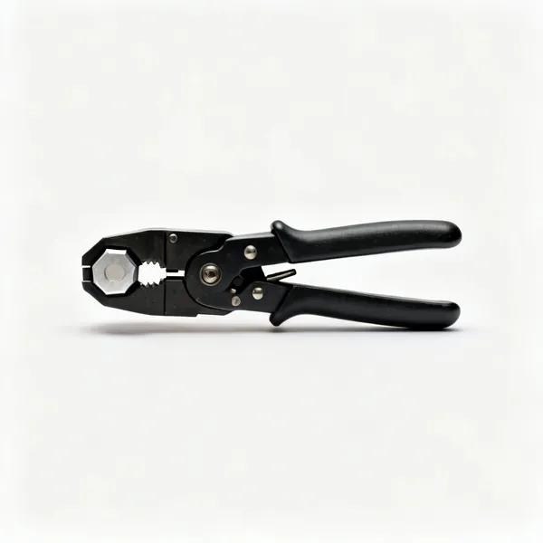Ferrule crimper: A ferrule crimping tool with a hexagonal die