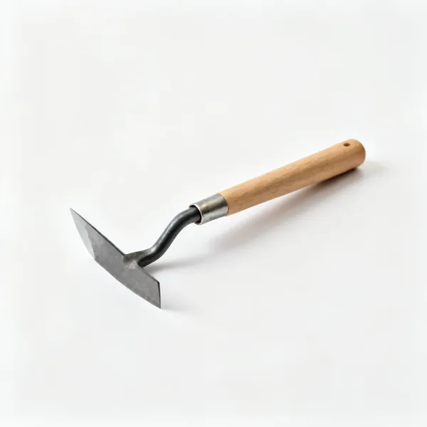 A short-handled onion hoe with a small blade
