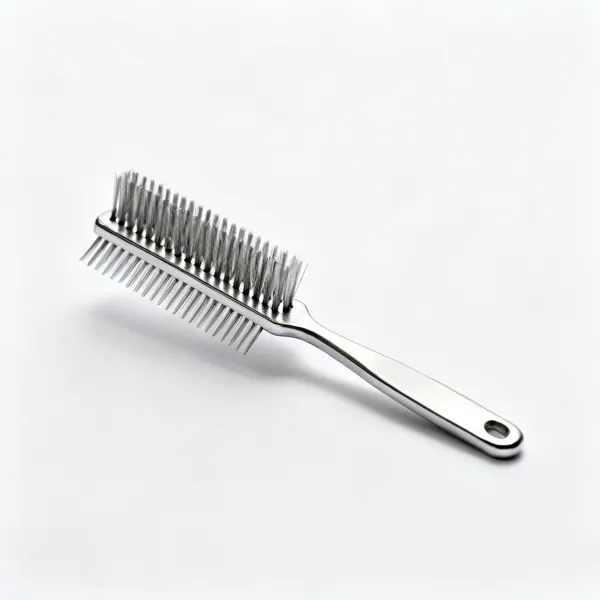 Brush comb: A metal brush cleaning comb