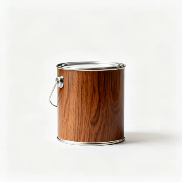 A tin of wood grain filler paste