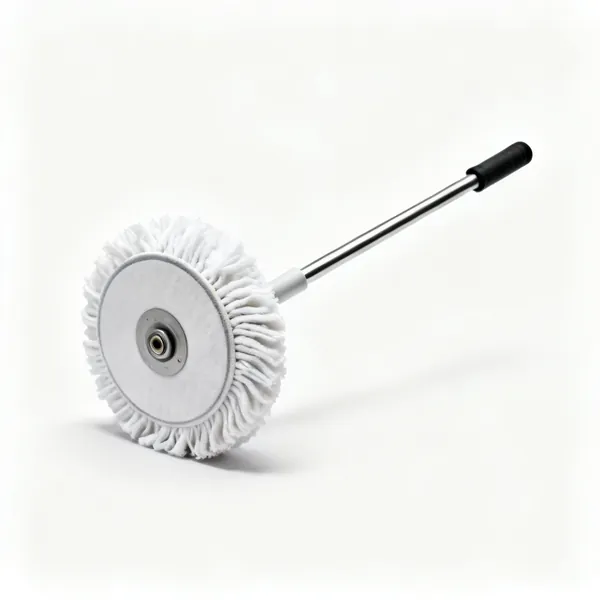 A cloth polishing mop wheel
