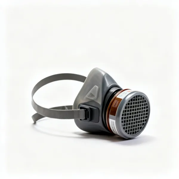 A cartridge respirator mask