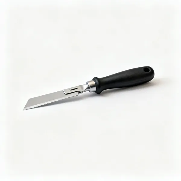 Carpet knife: A carpet trimming knife with a blade