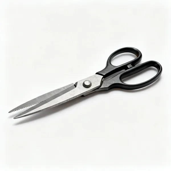 A pair of heavy carpet shears