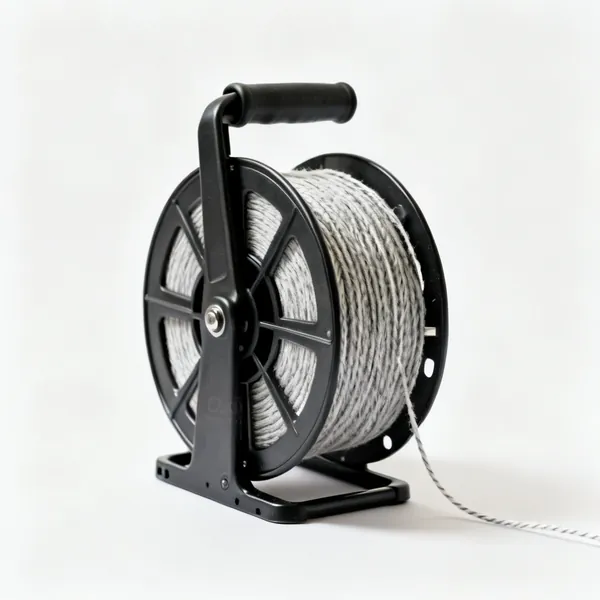 A chalk line reel