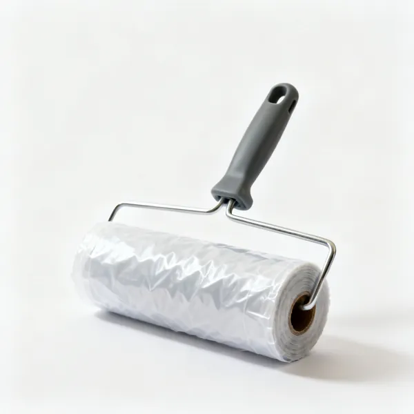 A roll of damp proof membrane sheeting