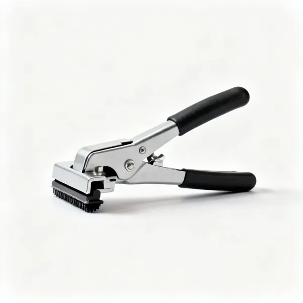 A manual vinyl seam grooving tool