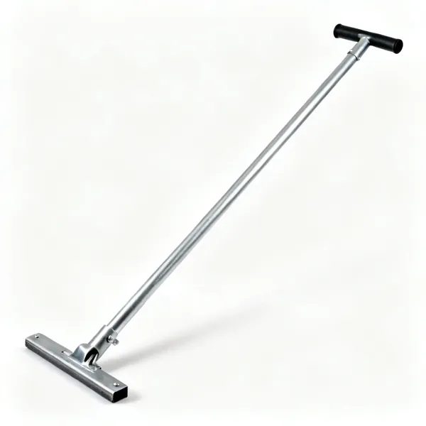 A steel flooring pulling bar