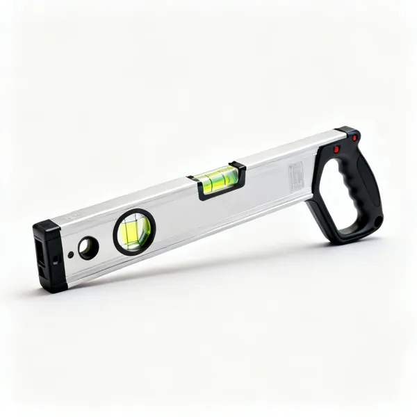 An aluminium spirit level