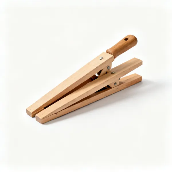 Pairs of wooden folding wedges