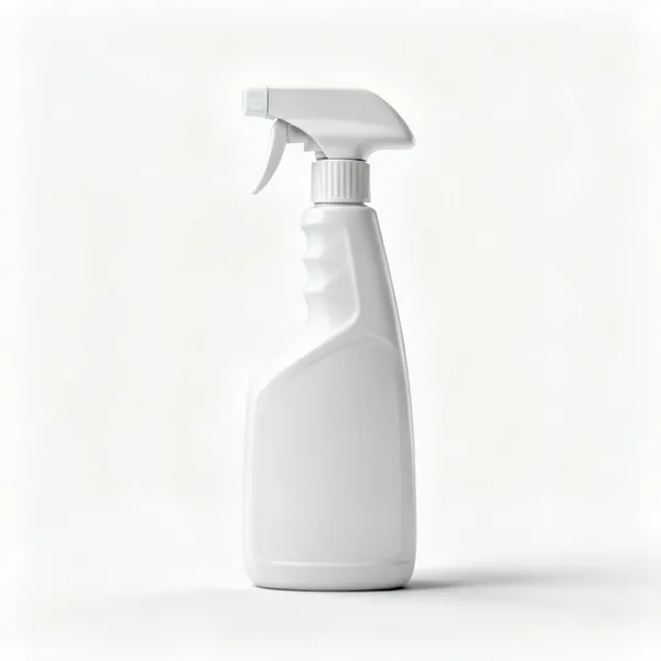 Blade disinfectant: A spray bottle of tool disinfectant with a trigger nozzle