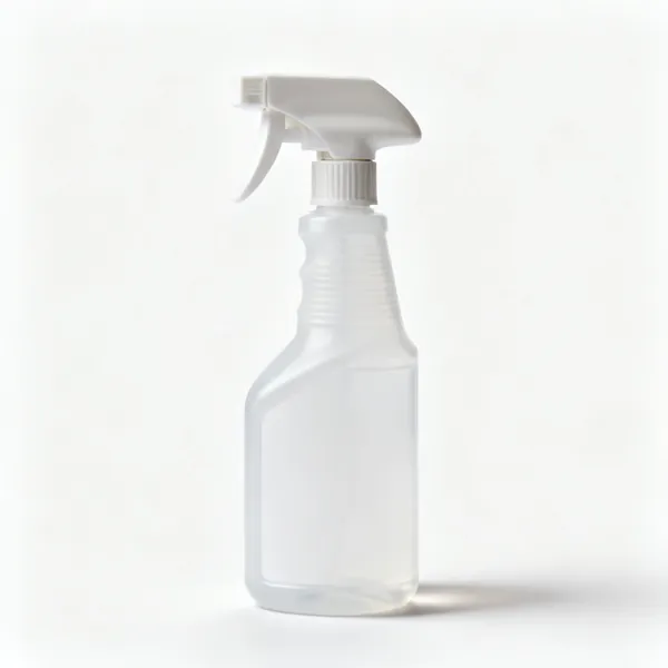 Blade disinfectant: A spray bottle of tool disinfectant with a trigger nozzle