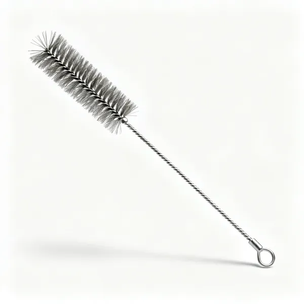 Joint brush: A long handled narrow wire joint cleaning brush with stiff bristles