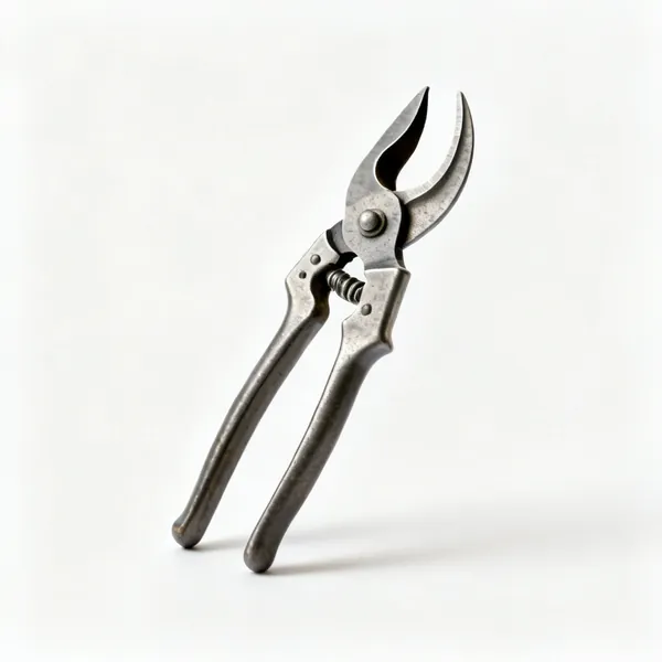 Concave branch cutter: A pair of japanese concave bonsai branch cutters with curved hollow jaws