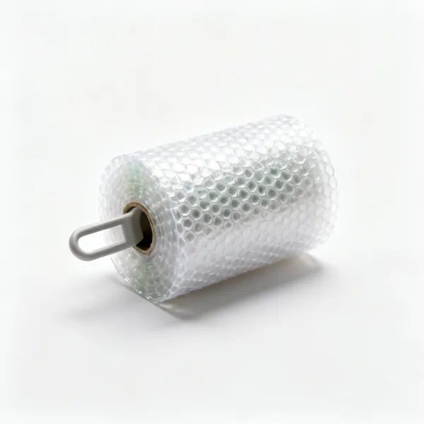 A small roll of greenhouse bubble insulation film