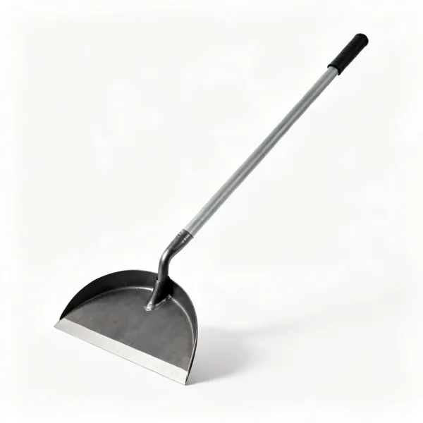 Half moon edger: A half moon lawn edging iron with a long handle