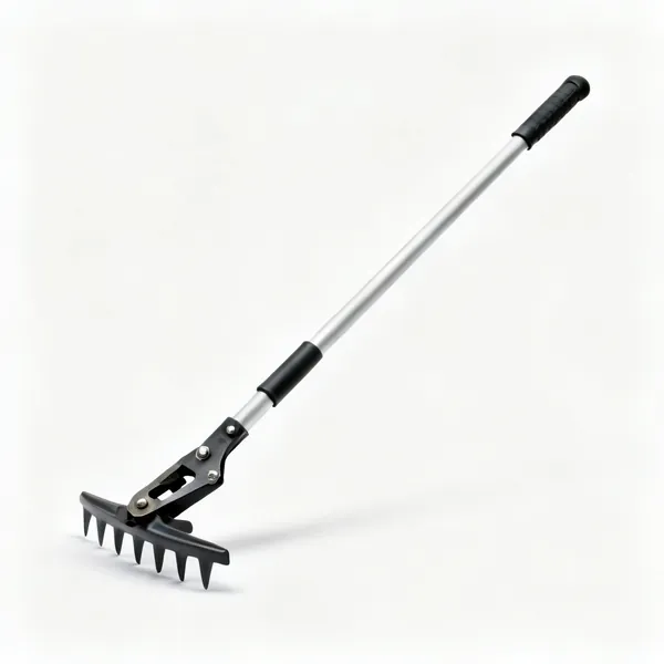 A pair of long handled lawn edging shears