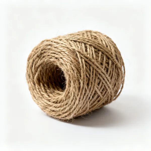 A ball of natural garden twine