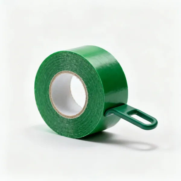 A roll of green grafting tape