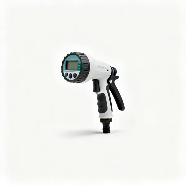 A digital garden hose water timer