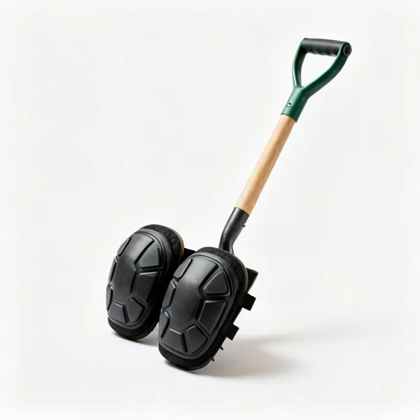 A pair of gardening knee pads