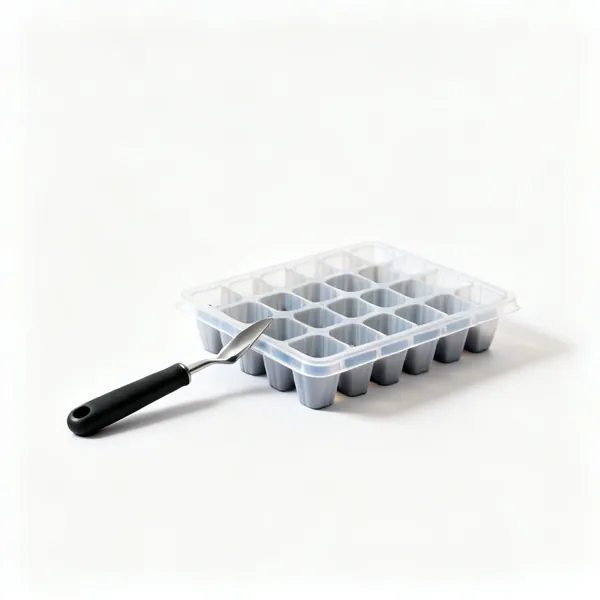 Module trays: A plastic module seed tray with cells