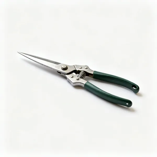 A pair of fine pointed garden snips