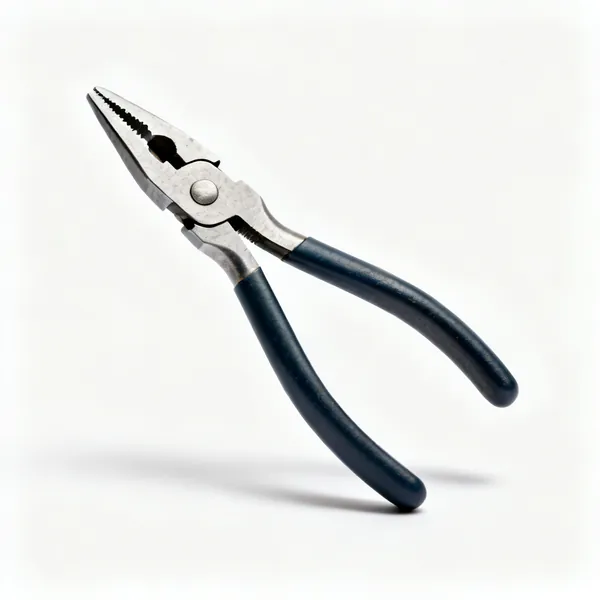 A pair of glass breaking pliers