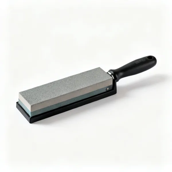 Carborundum stone: A carborundum sharpening stone for glass