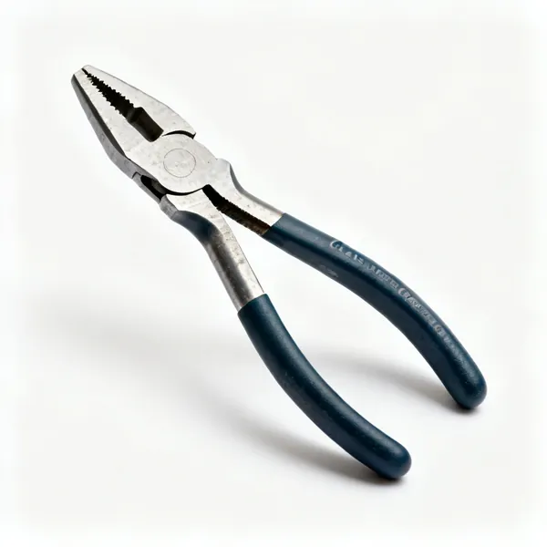 A pair of glass breaker grozer pliers