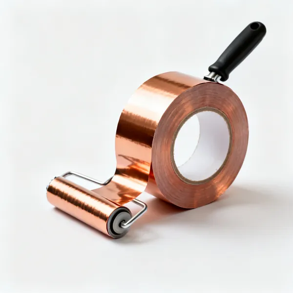 Rolls of adhesive copper foil tape