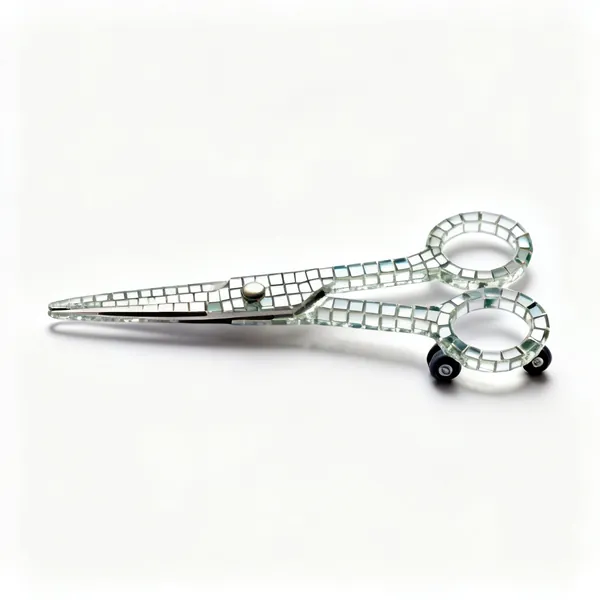 Mosaic nippers: A pair of wheeled mosaic glass nippers