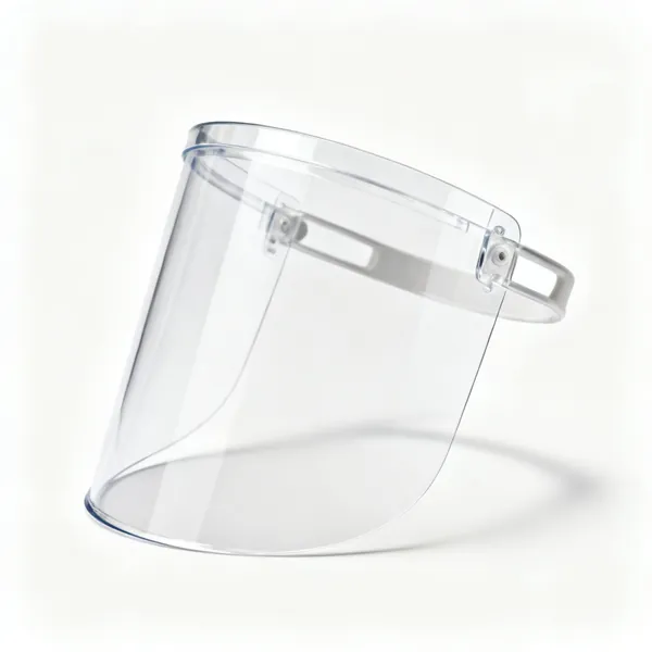 Grinder eye shield: A clear grinder face shield screen
