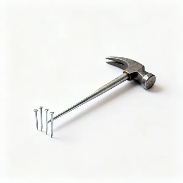 Flat horseshoe nails for stained glass