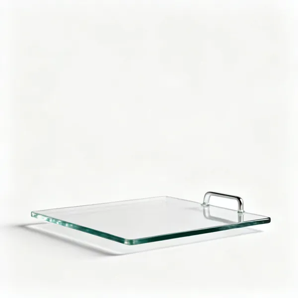 A refractory glass kiln shelf