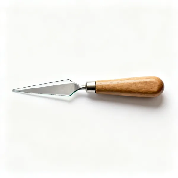 A stained glass stopping knife