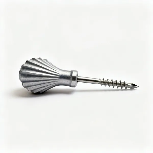 A gimlet bit with a shell shaped cutting body and screw lead point on a short shank