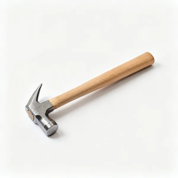 A small light pin hammer with a cross pein and a slim wooden handle