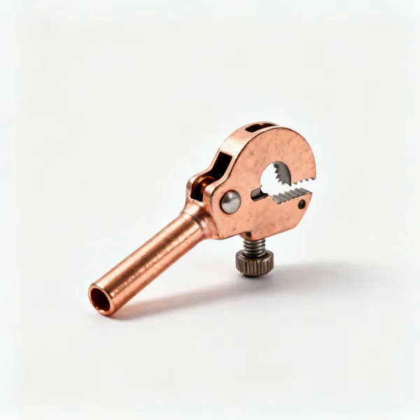 Mini tube cutter: A small mini copper tube cutter with a compact body, cutting wheel and thumbscrew